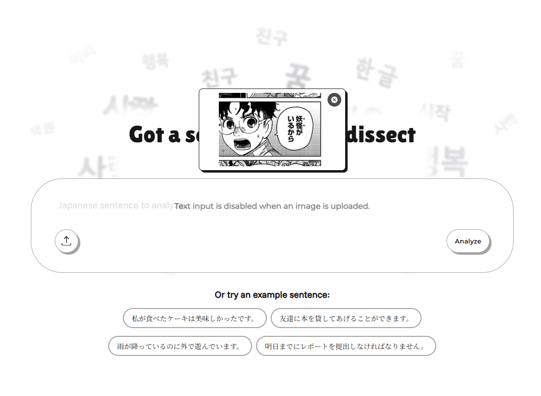 Image to text extraction